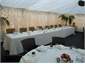 Wedding picture of bridal table in our marquee