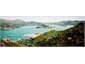 arial view of the bay