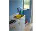Laundry with new top load machine and sink