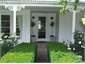 Spring cottage entrance