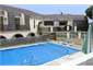 House overlooking private swimming pool
