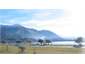 Lake Wanaka & mountains from Pembroke Park in town