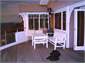 view from main bathroom onto deck