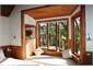 Beautiful bay window overlooking the river