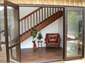 Stairwell showing feature staircase