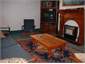 lounge with flued gas heating