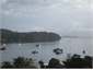 Calm cloudy view of Halfmoon Bay