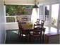 Dining room overlooking lake