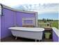 Outdoor bath... ah, the serenity.