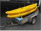 Kayaks on Trailer/Life Jackets provided