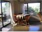 The dining area