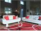 Luxury leather in open plan lounge