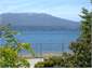 Court, lake and mountain view