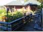 walkway to private seating.
