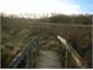 over the track bridge
