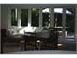 Family room looking out french doors onto deck-