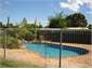 fenced in pool