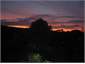 Sunset from west windows