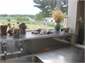 Looking out to back yard from Kitchen