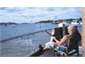 Fishing from the deck