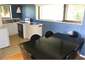Downstairs dining and kitchen