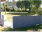 Fully fenced backyard