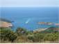 View from hilltop across Tory Channel