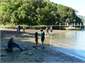Our beach at low tide