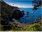 Beautiful private beach below