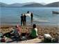 Picnic on nearby beach