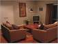 Lounge area with TV and DVD