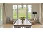The dining room