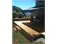 New deck on side of house
