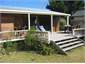 large sunny deck
