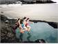 Rock pools at low tide at South Head