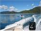 Wakeboarding in the bay