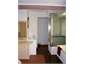 The stylish master bedroom ensuite