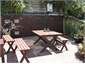 outdoor BBQ area