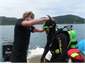 Getting ready for a dive