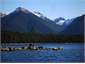 Leaving Pearl Harbour onto Lake Manapouri
