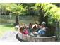Streamside natural thermal hot pool