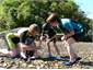 Finding treasures on our beach