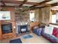 lounge showing new log burner