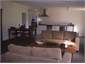 living area and kitchen