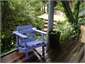 The lower deck and part of the garden.