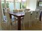 Indoor Dining for 8 Adults: Outdoor Dining for 18