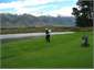 10th fairway lake and Mt Hutt