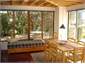 Indoor and outdoor dining areas