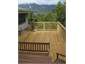 Deck overlooking lake