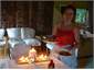 Dinner inside